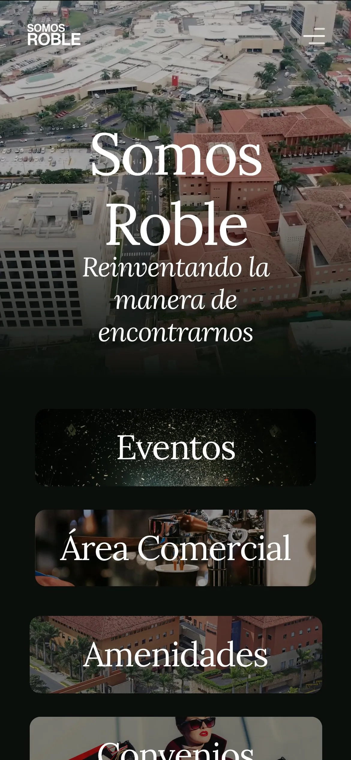 somosroble.cr on a phone