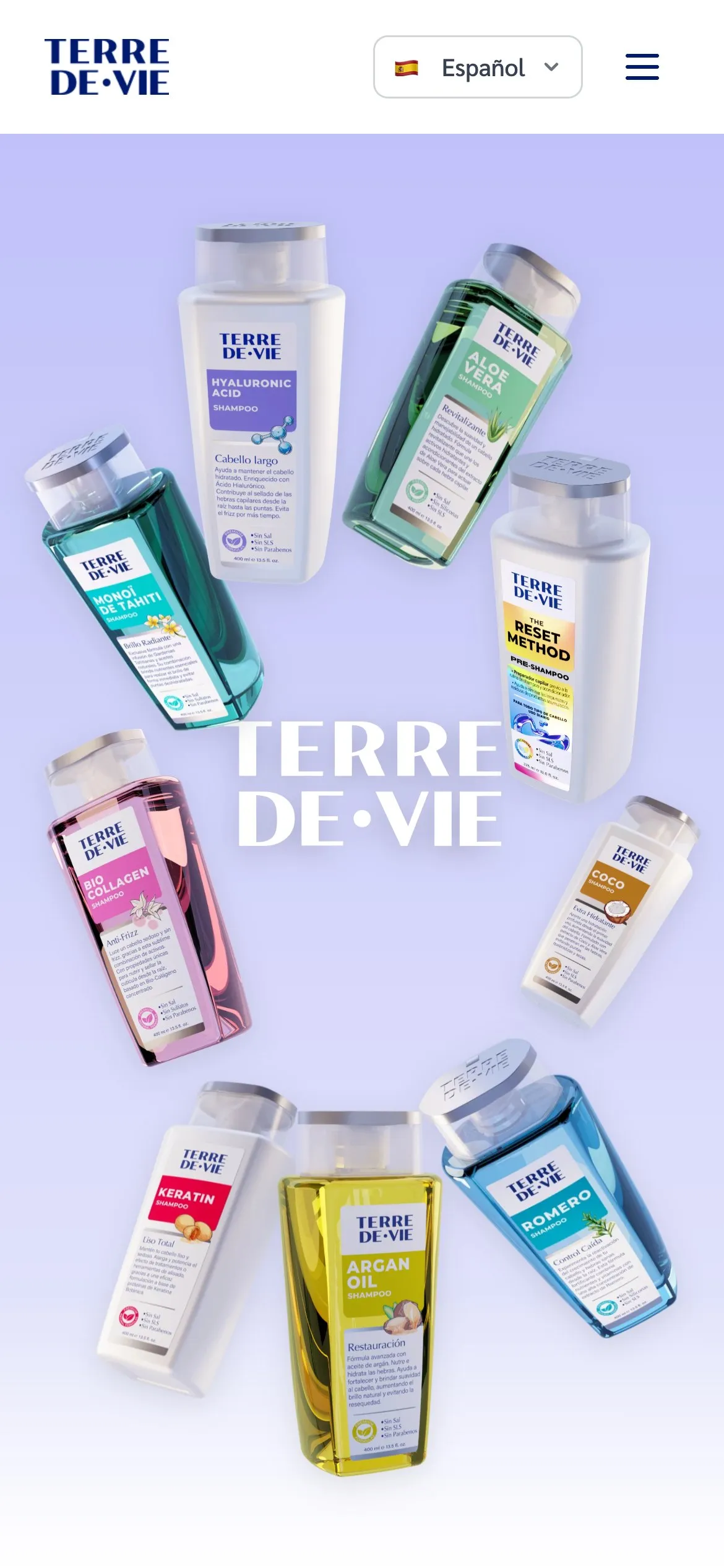 terredevie.co on a phone